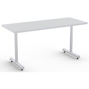 SPECIAL-T Table, Metallic Sand Base, 24inWx60inLx29inH, Light Gray SCTKING2460SLG